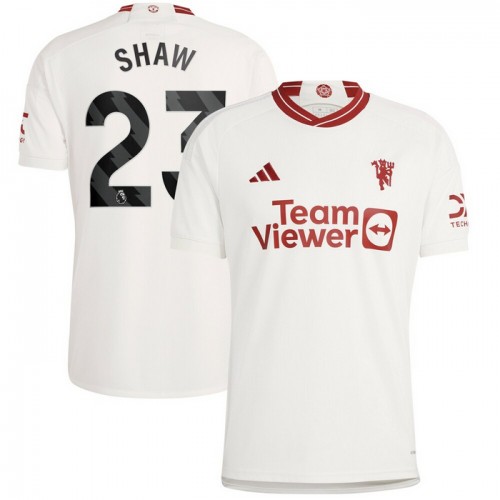 Fotbollskläder Manchester United Shaw 23 Tredjetröja 2023-24 - Kortärmad Fotbollskläder Manchester United Shaw 23 Tredjetröja 2023-24 - Kortärmad